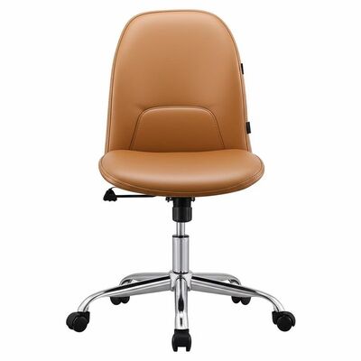 25.5 Inch PU Office Chair Modern Style Swivel Yes Comfortable Ergonomic Design Adjustable Height for Office Environments