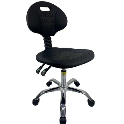 Industrial Ergonomic Backrest PU Office Chair Hospital 300lb Lab Chairs With Wheels