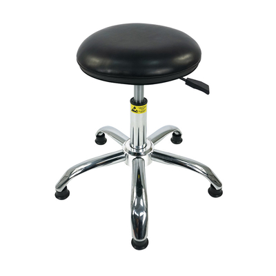Customizable 20 Inches PU Leather Chair Antistatic Lab Chair 300lbs