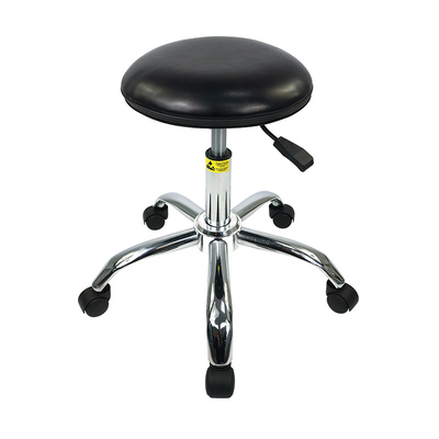 Customizable 20 Inches PU Leather Chair Antistatic Lab Chair 300lbs