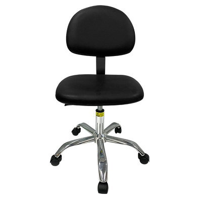 Lab And Industry PU Leather Chair With Adjustable Backrest And ESD Protection