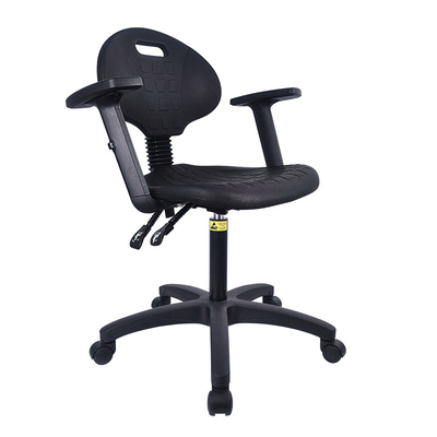Workshop 250lbs Esd Stool Chair Office Chair Pu Leather Anti Static Esd Cleanroom Chair