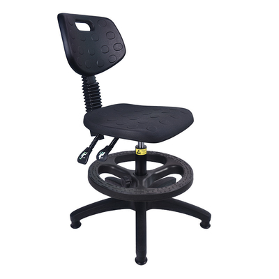 400mm Seat Laboratory Anti Static Office Chair PU Foaming Chairs Adjustable Backrest
