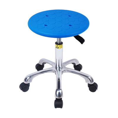 PU ESD Anti Static Office Chair With Aluminum Base For Industry Garage Institution Bar