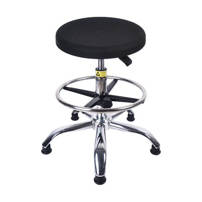 Laboratory Stainless Steel Metal Round Esd Stools Anti Static Lifting For Lab