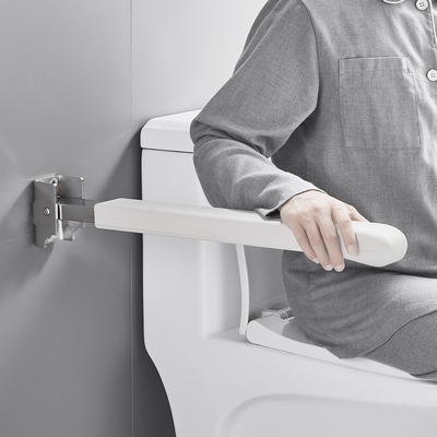 Wall Mounted Soft Foam PU Handrail  Armrest Toilet Rails For Elderly
