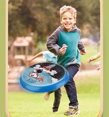 Custom Polyurethane PU Foam Pet Training Flying Saucer Soft Frisbee Toy For Dog