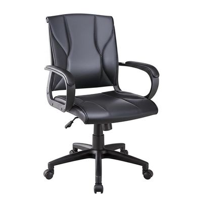 Modern PU Office Chair with 25.5 Dimensions 300 lbs Weight Capacity and 18 Inches Seat Depth