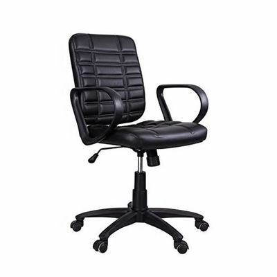 25 Lbs Lightweight PU Office Chair with 20 Inches Seat Width and 300 Lbs Weight Capacity