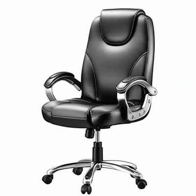 Swivel PU Office Chair modern style durable PU leather comfortable cushioning perfect for corporate office settings